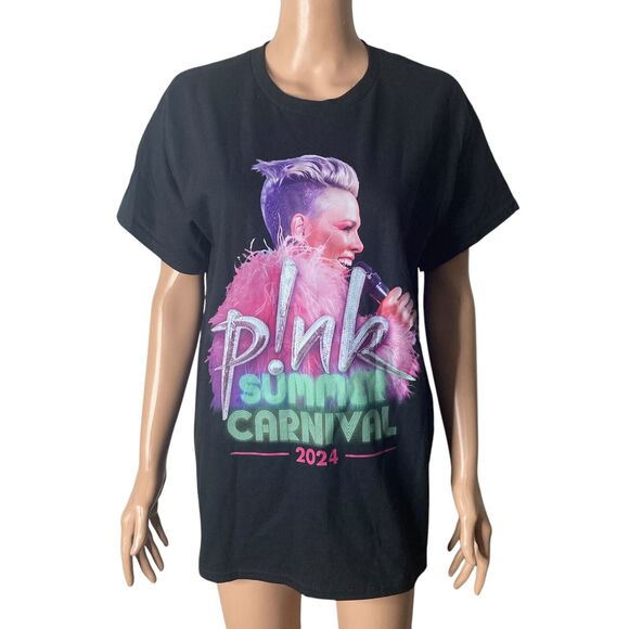Pink Concert shirt Mens Medium Summer Carnival Tour 2024 - Picture 8 of 10